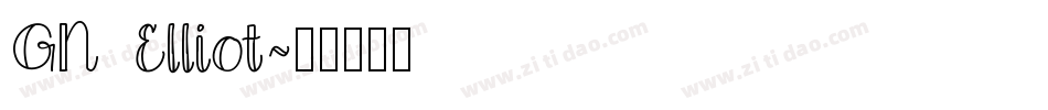 GN Elliot字体转换